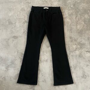 Signature Levi Strauss Mid Rise Bootcut Black Jeans Size 29 Whimsigoth Minimal